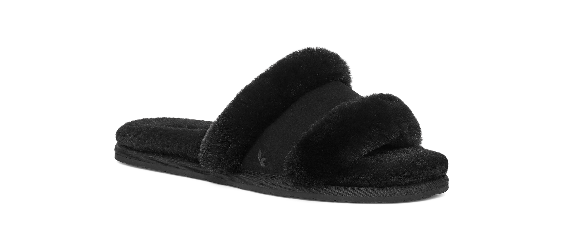 Koolaburra by UGG - Women's Milo Peep Slipper in Black, Size 10